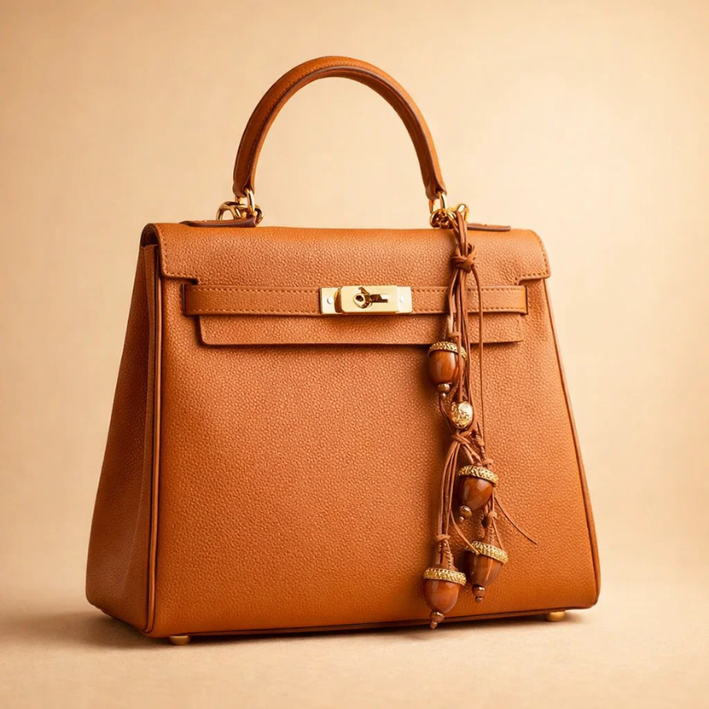 Autumn Hazelnut Luxe Bag Charm