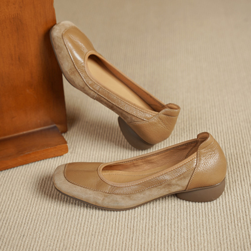 Elara Suede Comfort Pumps