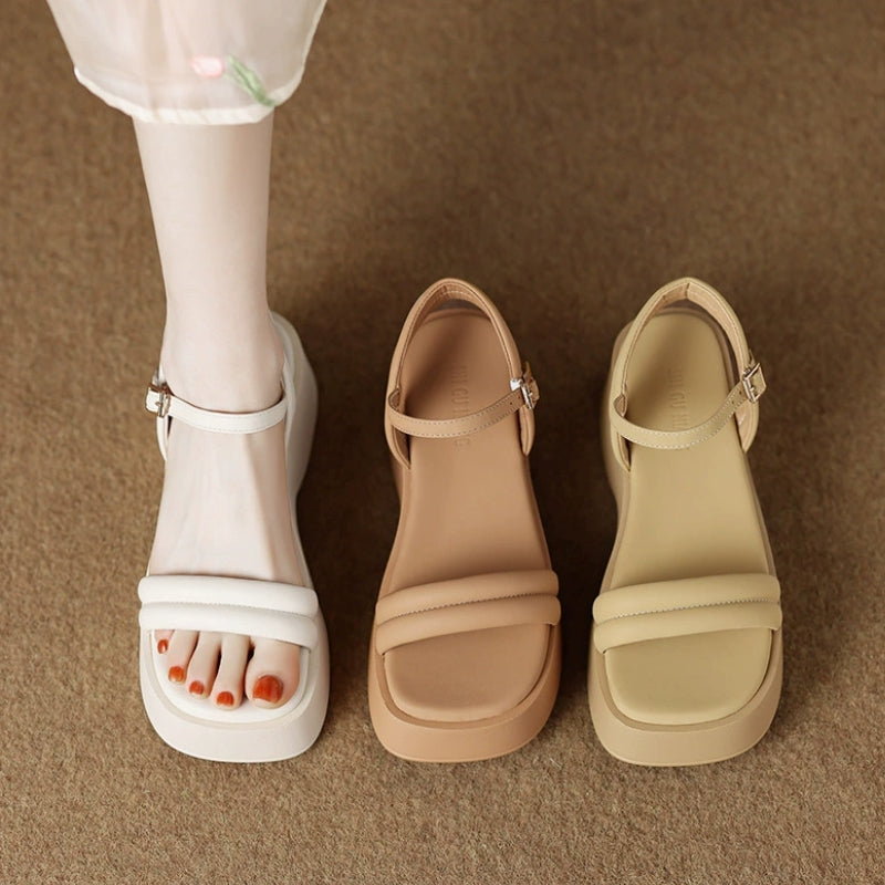 Modern Chunky Platform Cushioned Sandals for Women