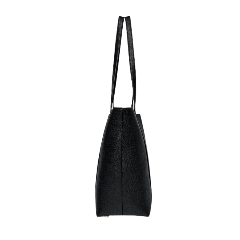 Women's Sleek Textured Top-Handle Shoulder Bag
