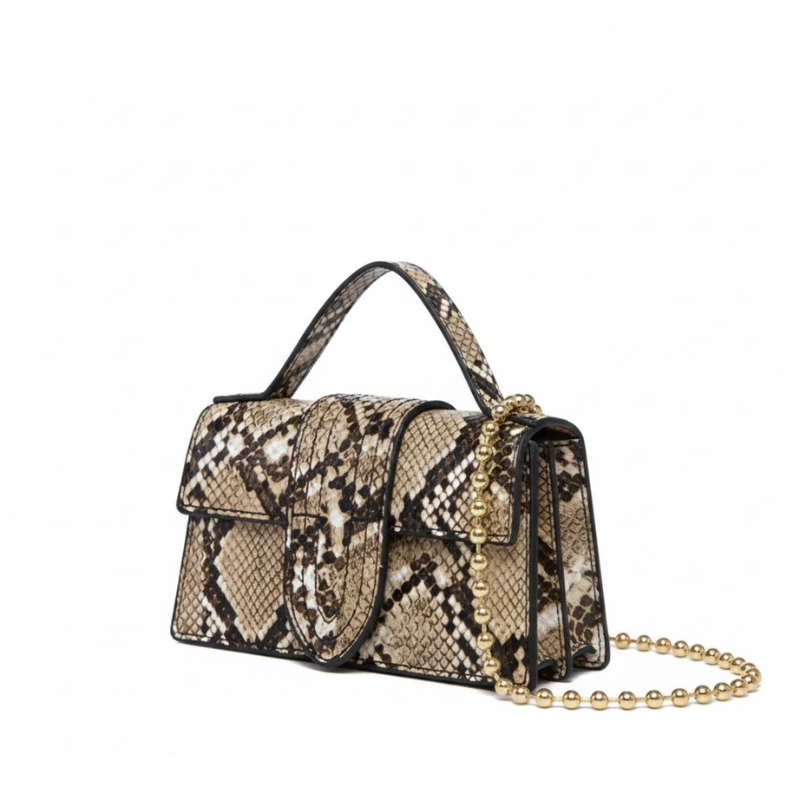 Golden Orb Chain Crossbody Bag
