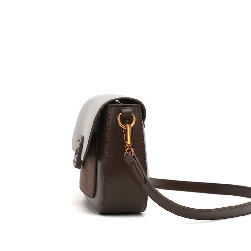 Vintage Library Saddle Crossbody Bag