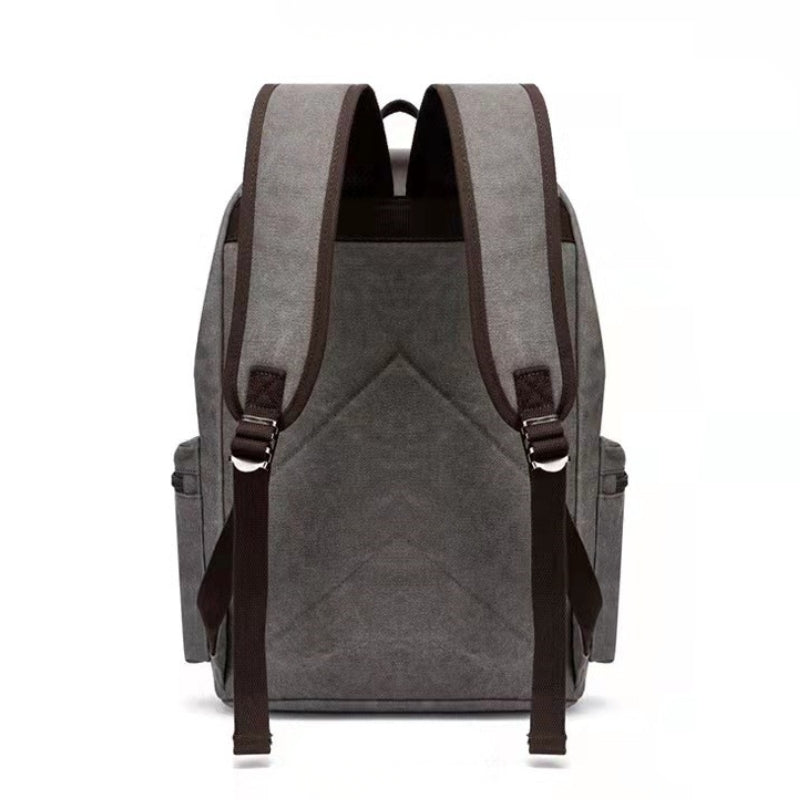 Retro Oil Wax Canvas Travel Backpack