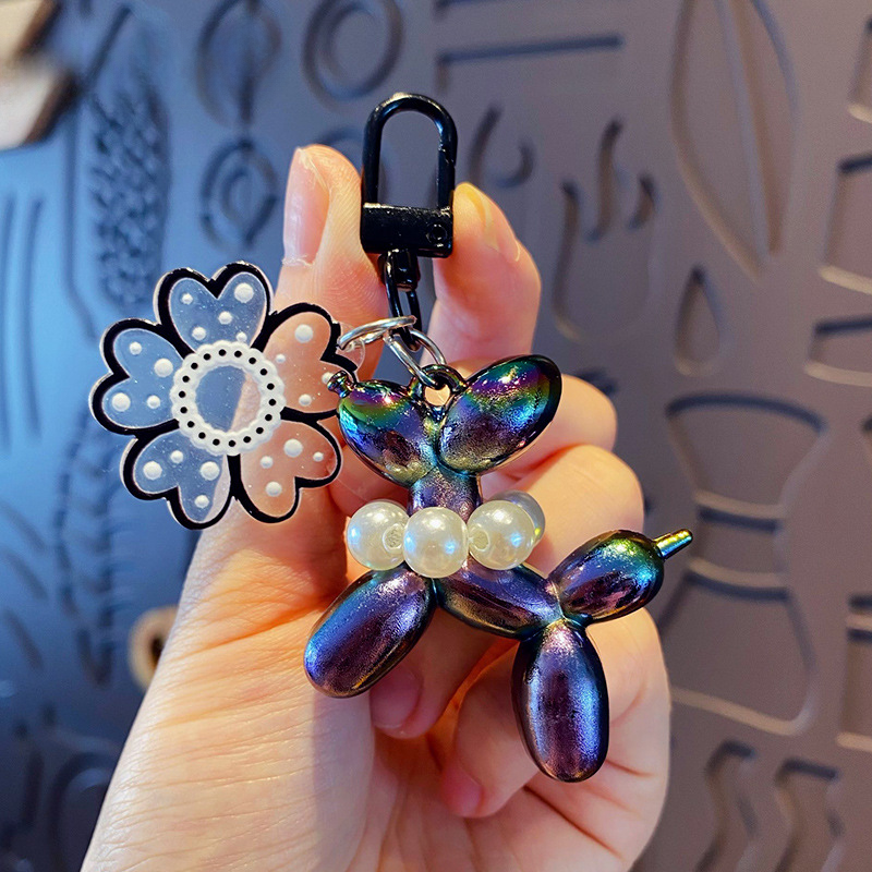 Bubble Puppy Balloon Dog Bag Charm