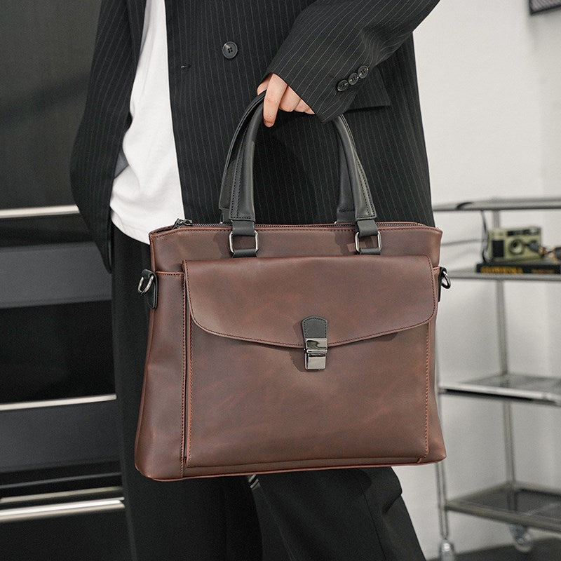 Style Men's Leather Briefcase