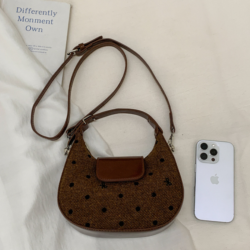 Polka Bow Women’s Shoulder Bag