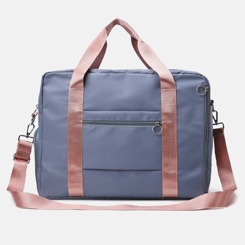 Large Capacity Oxford Cloth Fitness Duffle with Independent Shoe Compartment