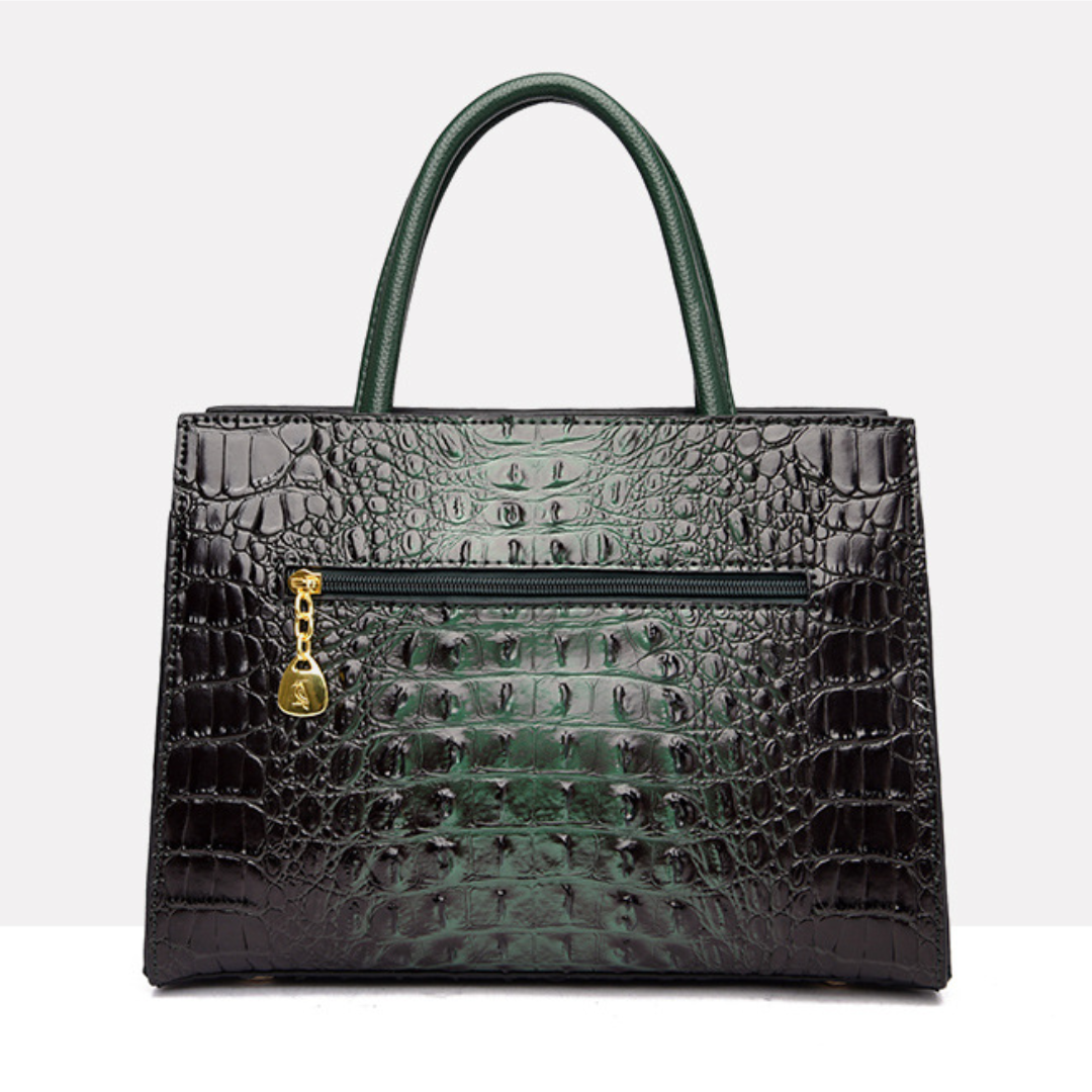 Crocodile Pattern Versatile Women's Handbag