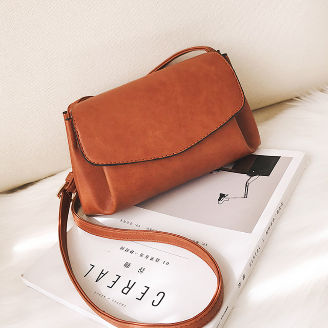 Simple Solid Crossbody Bag