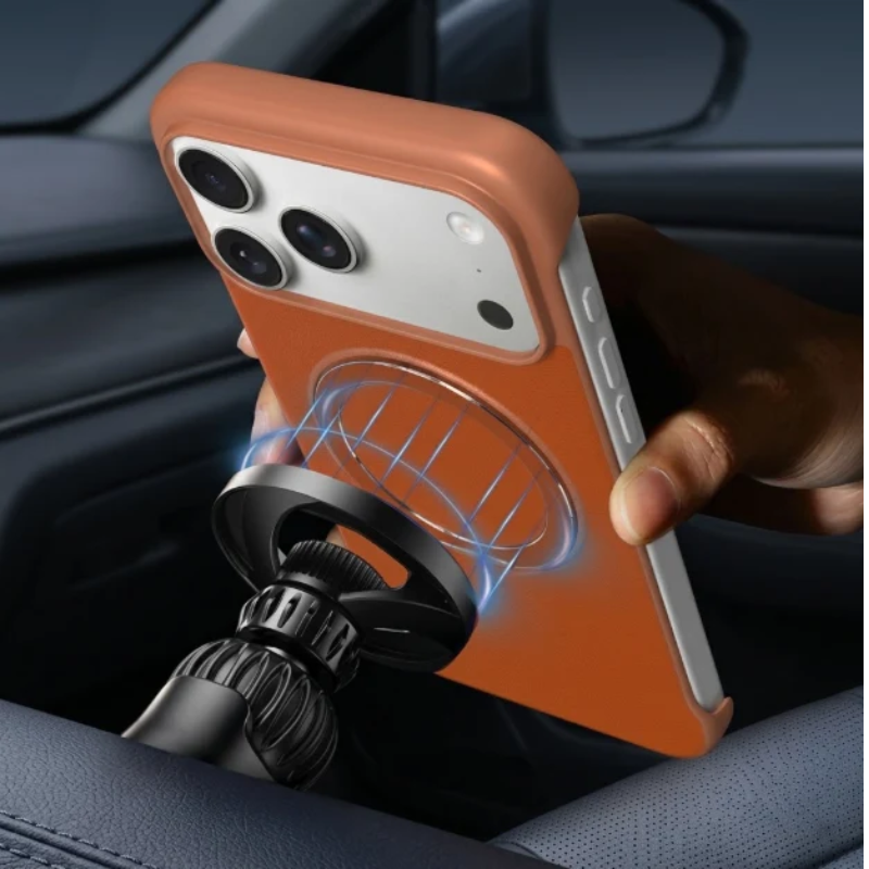 Syndee Leather Ring iPhone Case