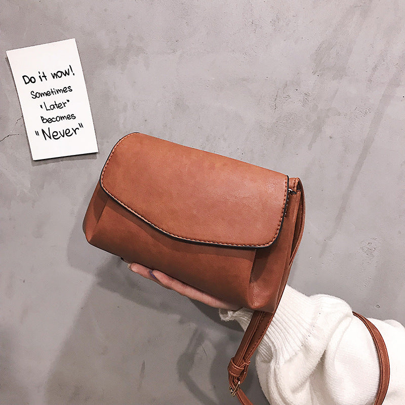 Simple Solid Crossbody Bag