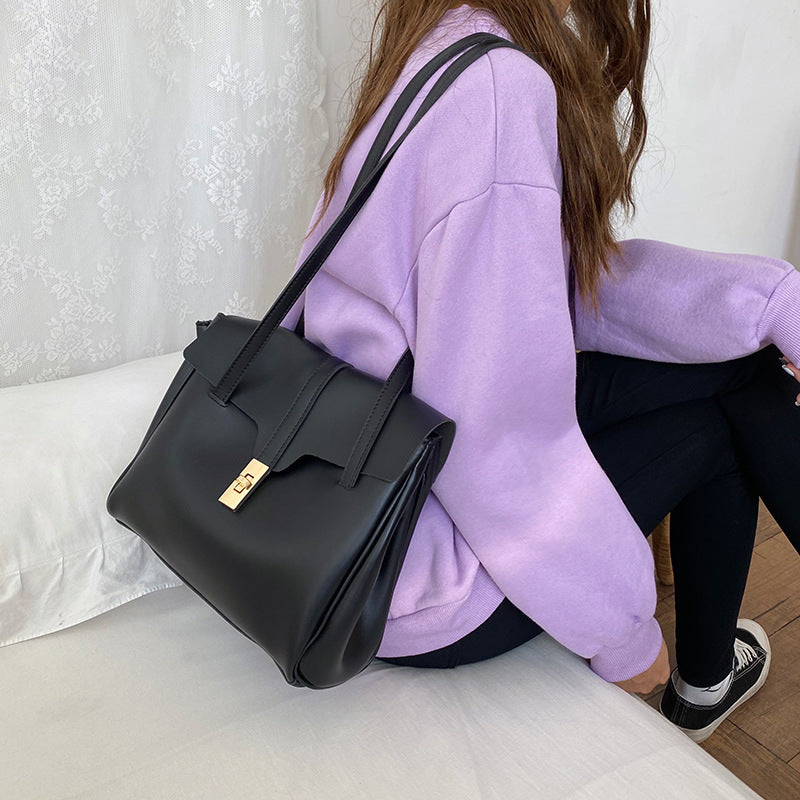 Retro Flip Style Extra Large Commuter Tote Bag