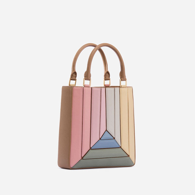 Pleated PU Leather Mini Shoulder Handbag