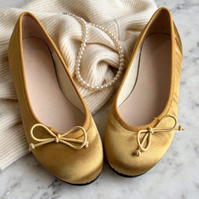 Maribel Satin Bow Pumps