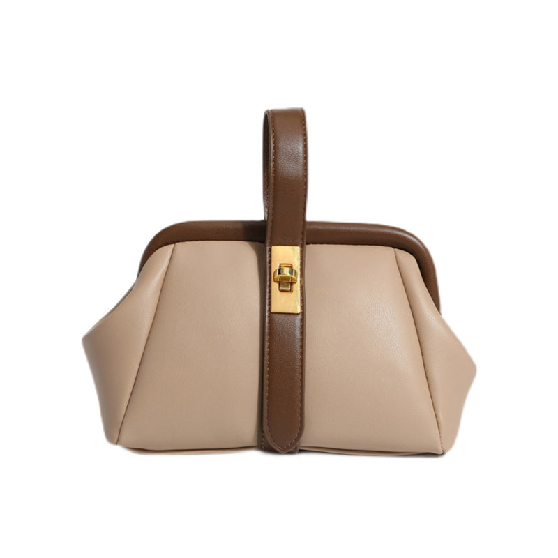 Textured PU leather crossbody bag suitable for men and women