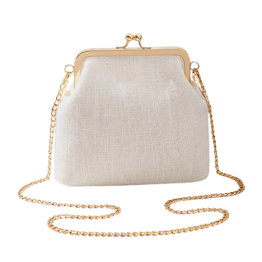 Versatile PU Leather Shell Clutch Bag