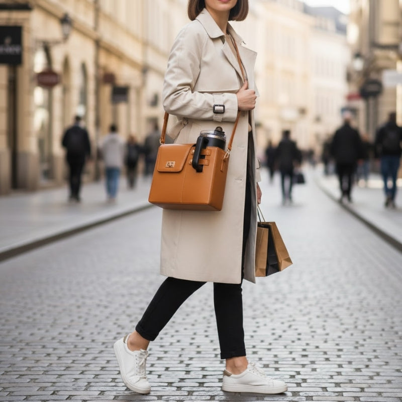 Multi Functional Tumbler Holder Shoulder Bag