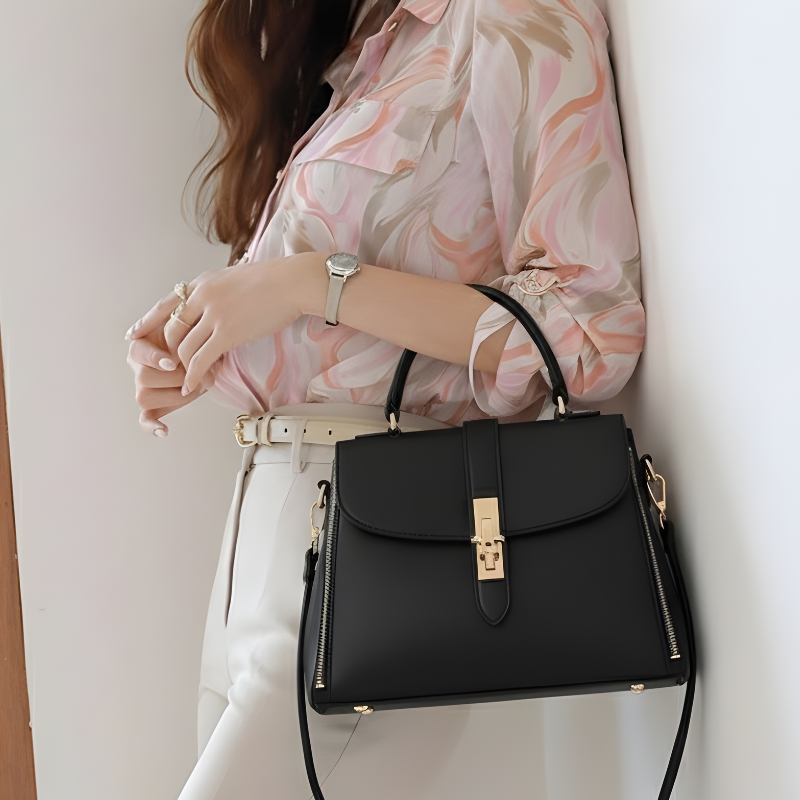 Gilded Emerald Convertible Crossbody Bag