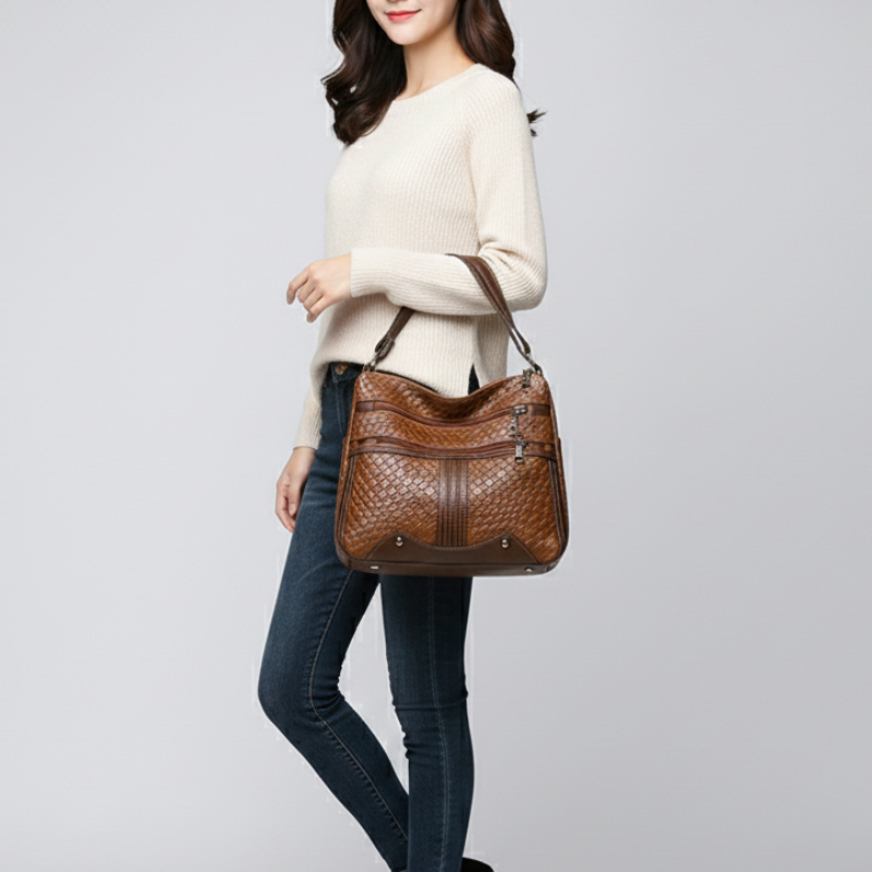 Braided Chic Shoulder Bag