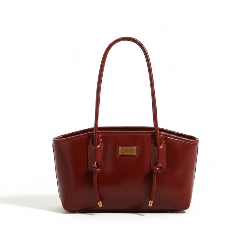 Retro Knot Bell Charm Shoulder Bag