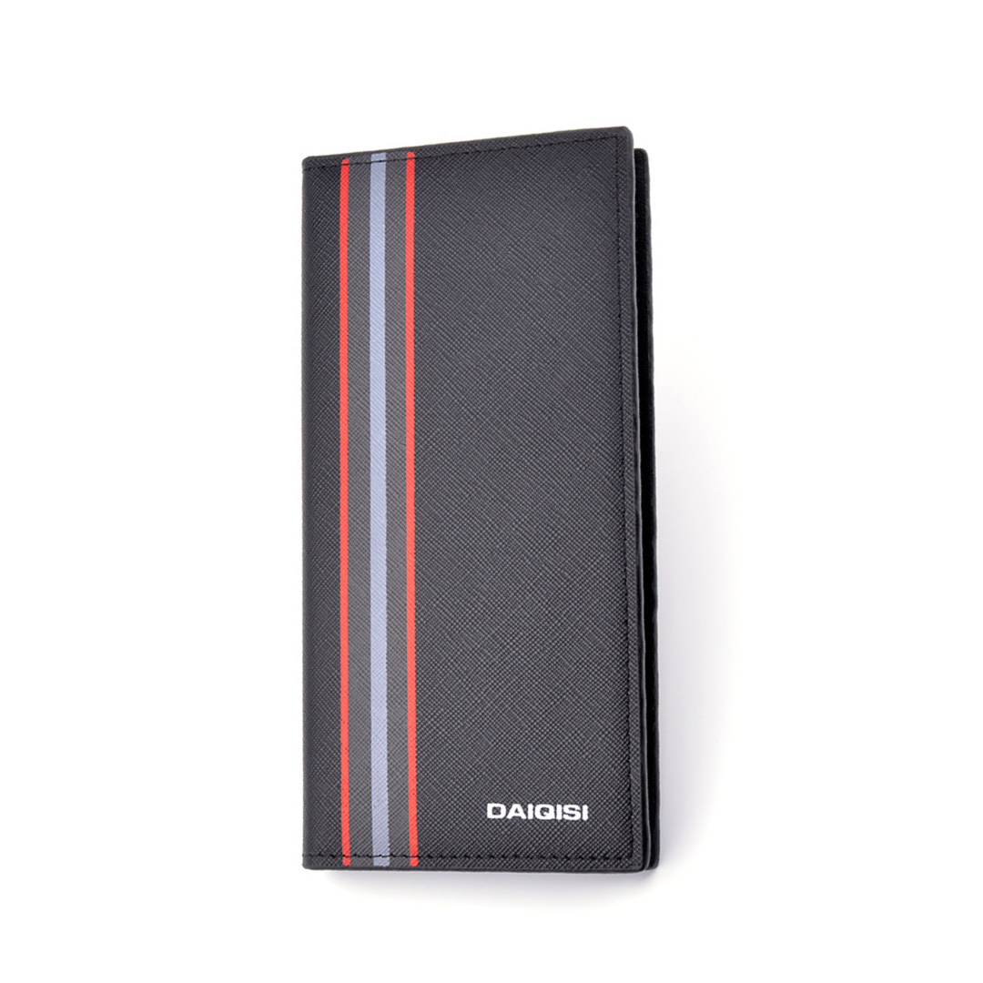 Vertical Multi-Card Slot Large Capacity Men's PU Leather Wallet