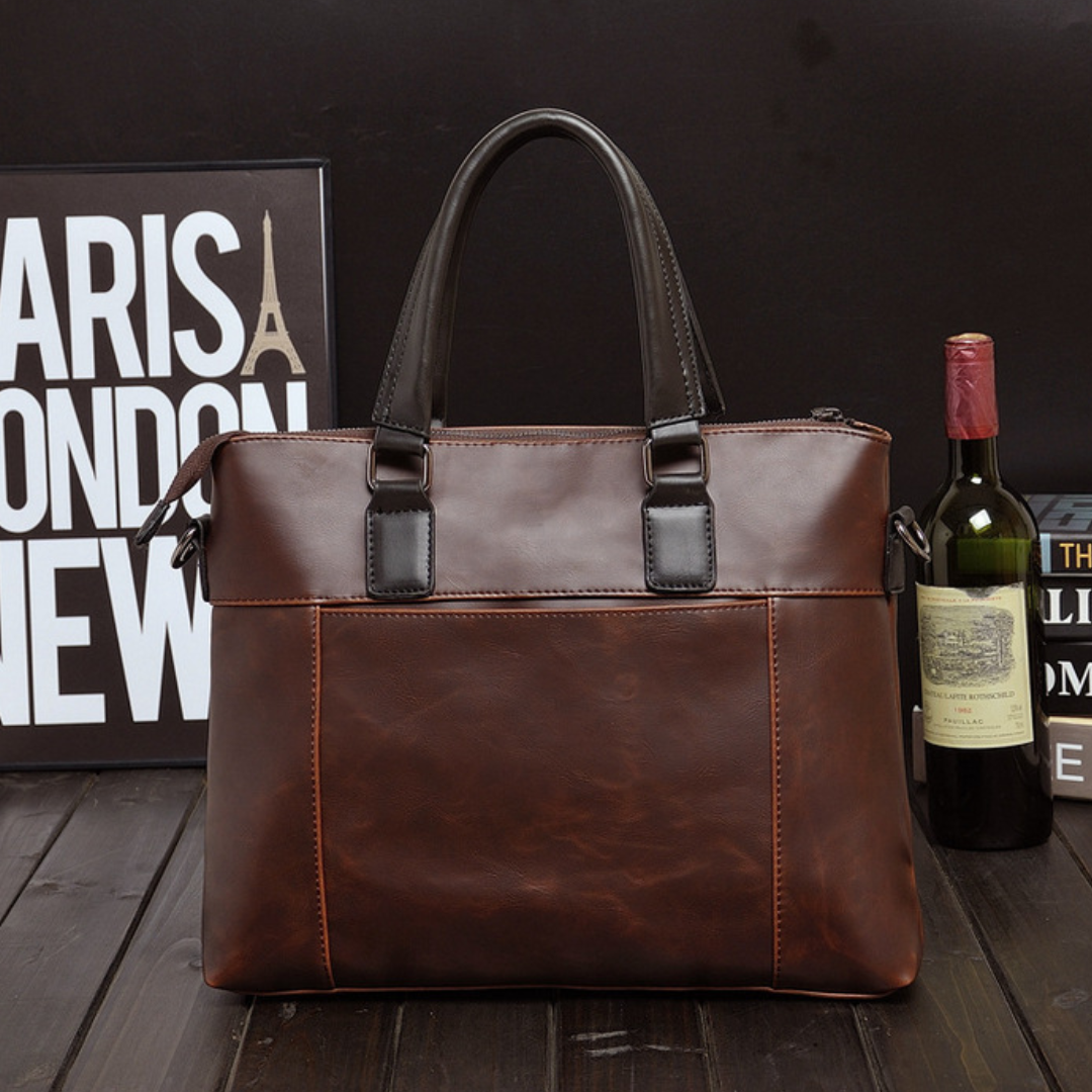 Style Men's Leather Briefcase