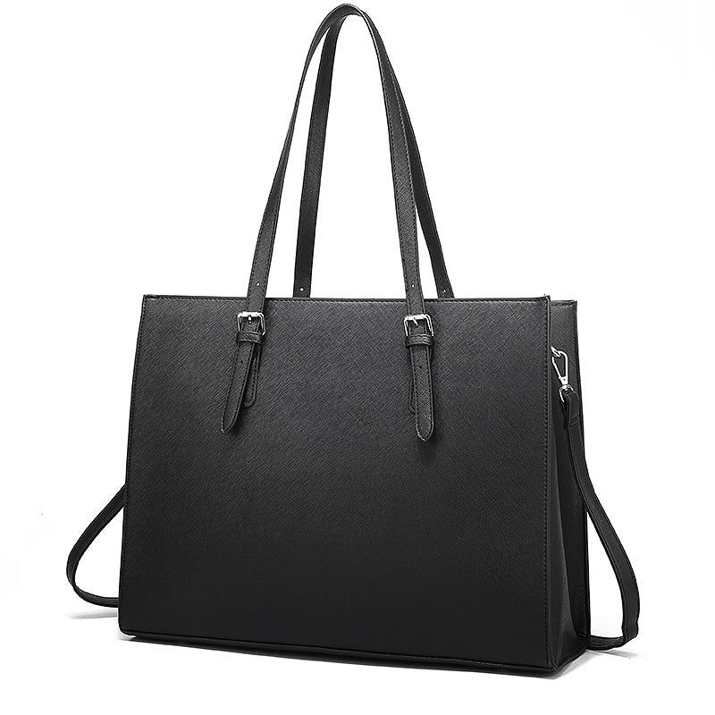 European Style PU Leather Business Laptop Tote Bag