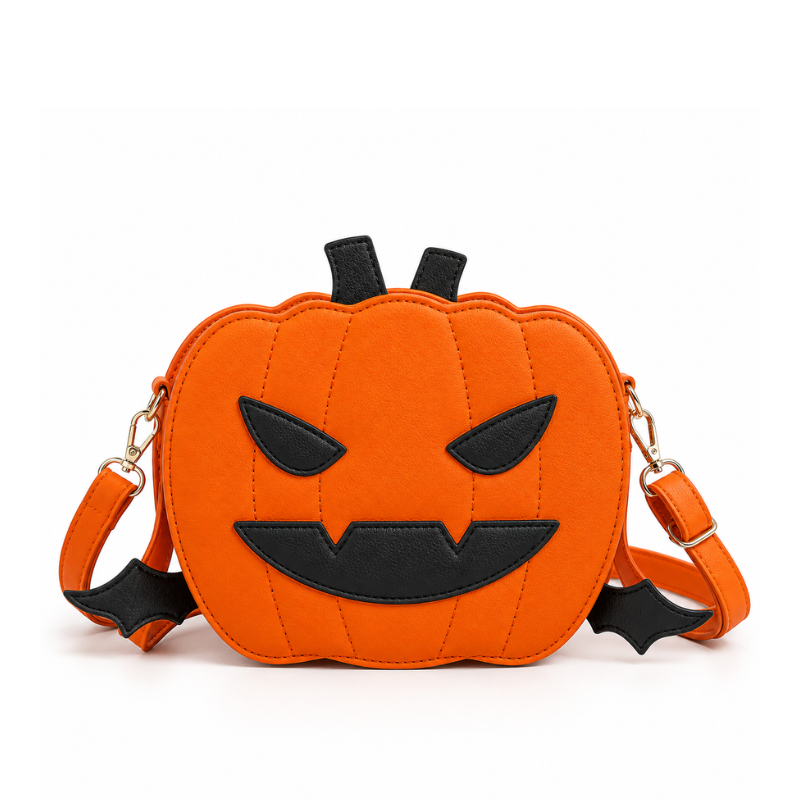 Quirky Pumpkin Women’s Halloween Shoulder Bag