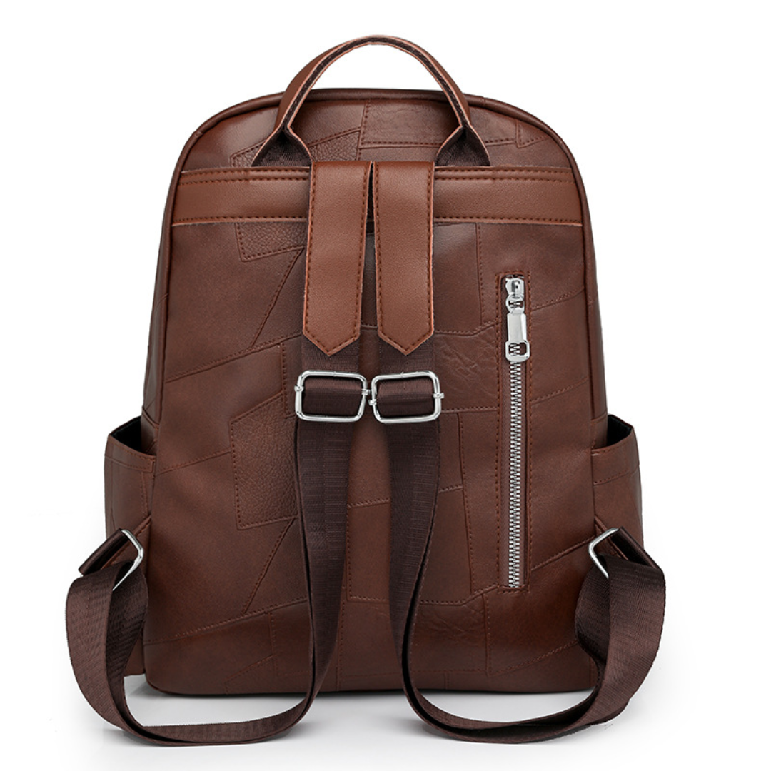 Style Large Capacity Women's Soft Leather Backpack