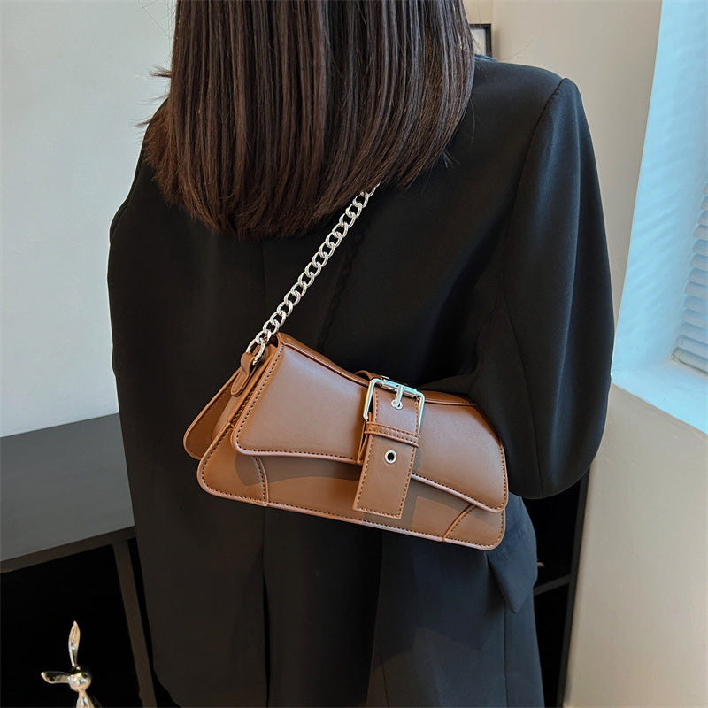 Retro Chain Mini Underarm Crossbody Bag