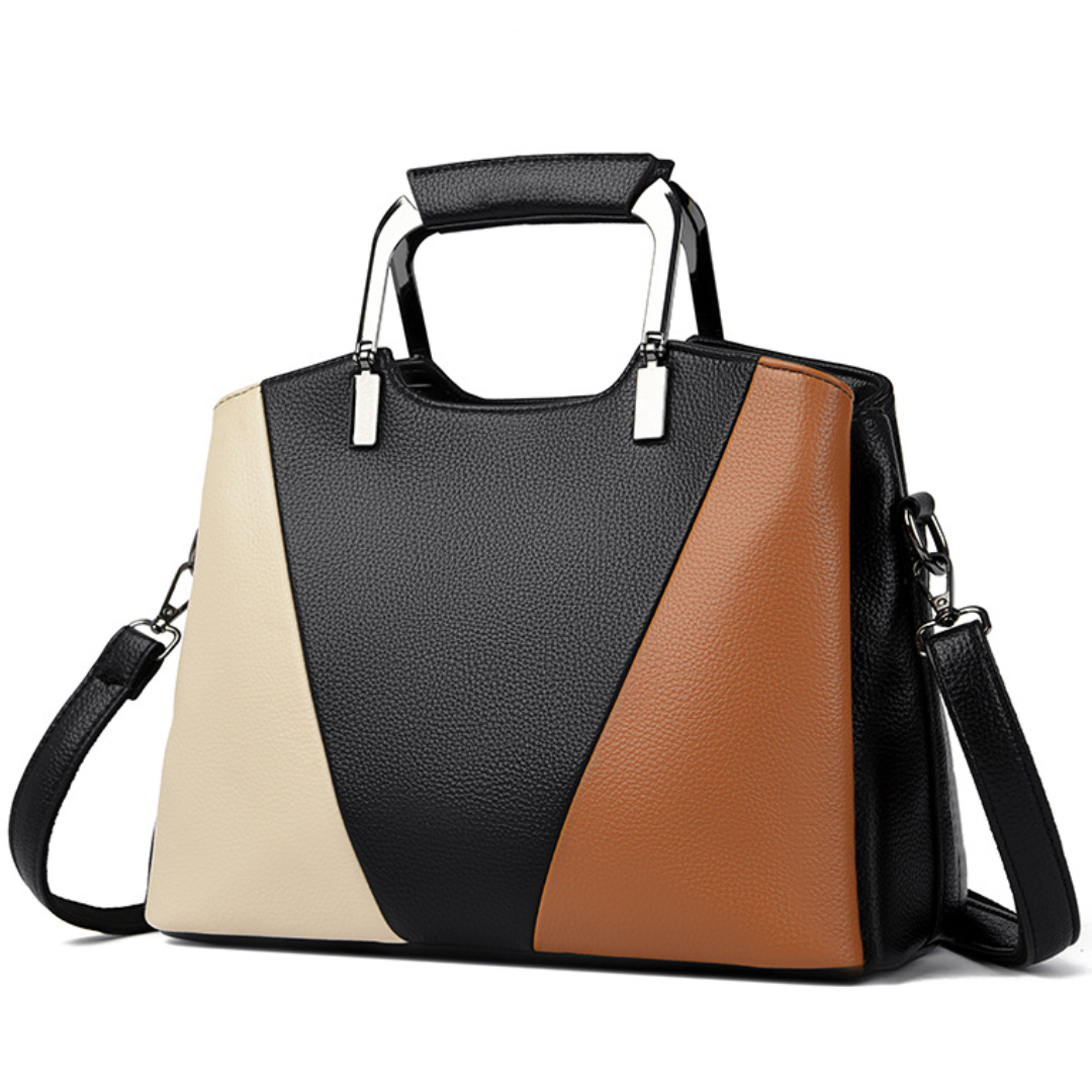 Trendy Contrast Color Women's Shoulder Bag