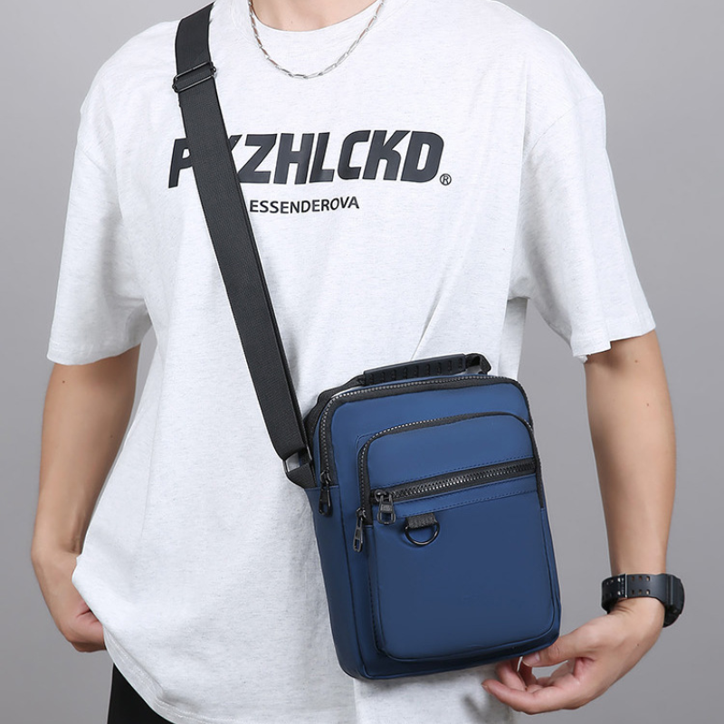 Men's Streamlined Multi-Pocket Gear Sling Crossbody Bag