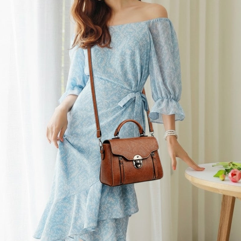 Classic Leather Crossbody Bag