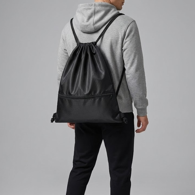 Men's Lightweight Geometric Cinch Backpack