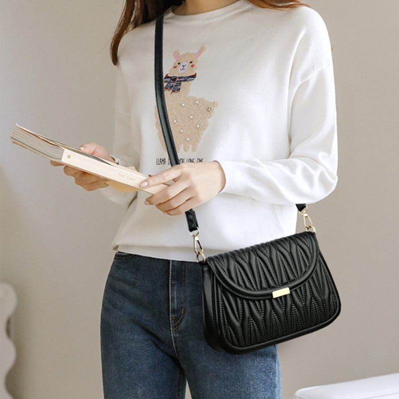 Sculpted Silhouette Crossbody Bag