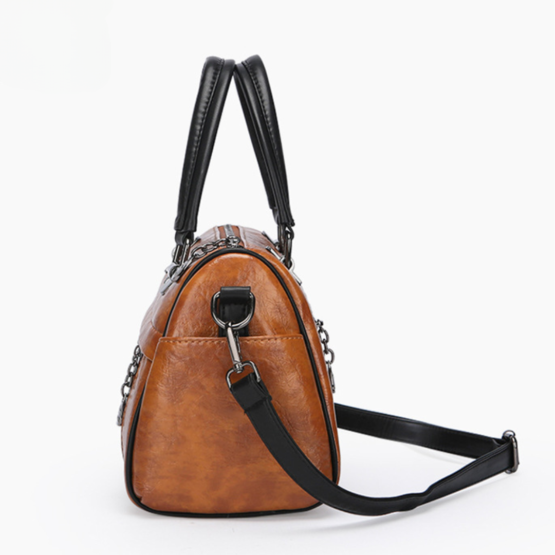 Trendy Retro Boston Style Women's Handbag