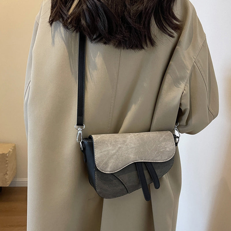 Retro Saddle Crossbody Shoulder Bag for Mothers