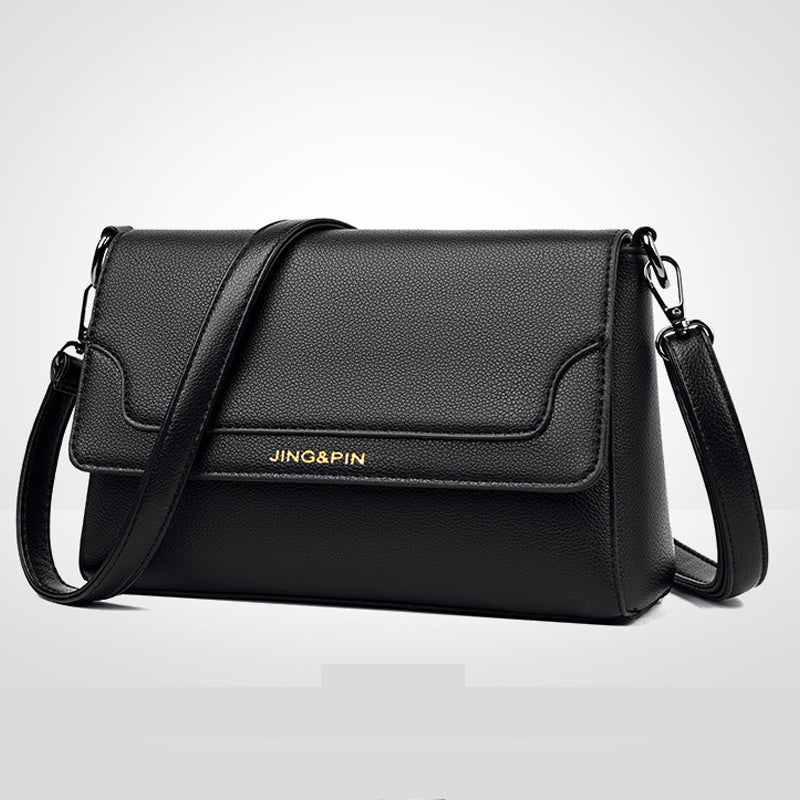 Retro Soft Leather Crossbody Bag