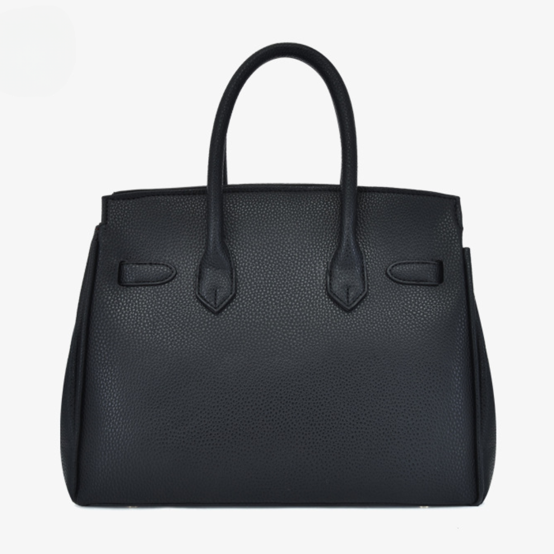 Platinum Style Solid Color Shoulder Fashion Handbag