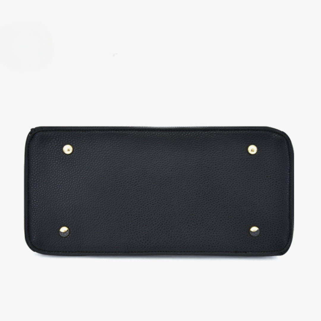 Platinum Style Solid Color Shoulder Fashion Handbag