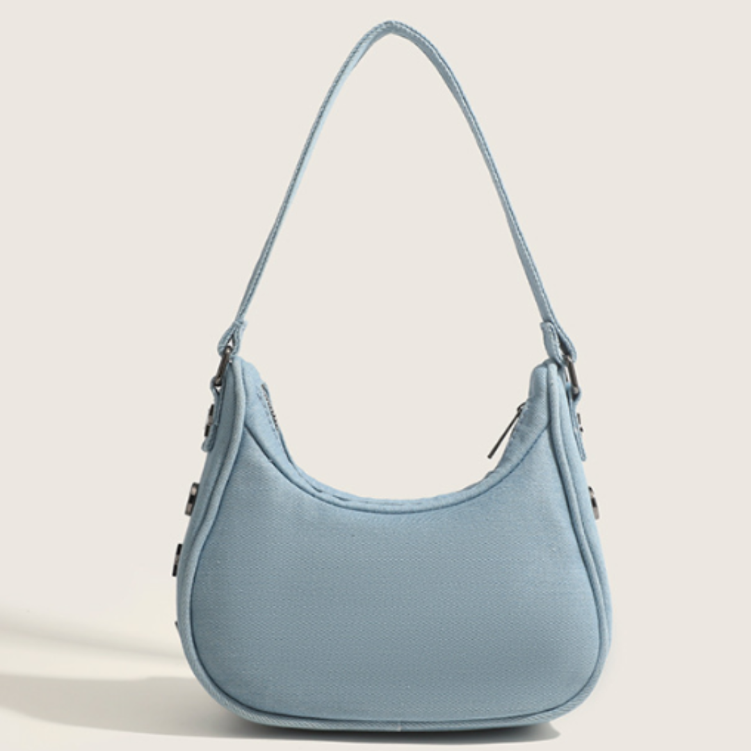 Light Luxury Denim Star Girl Underarm Shoulder Bag
