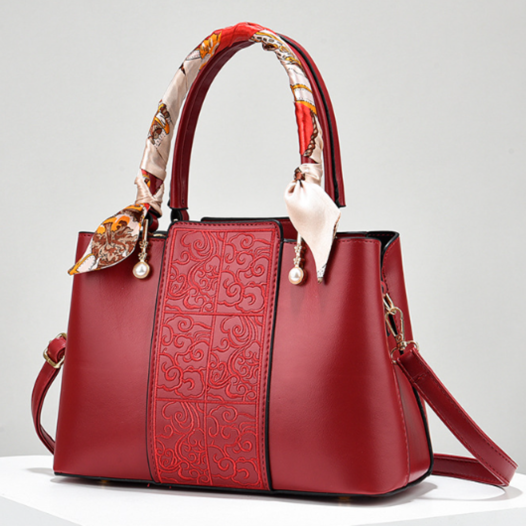Red Wedding Handbag for Bride and Mother