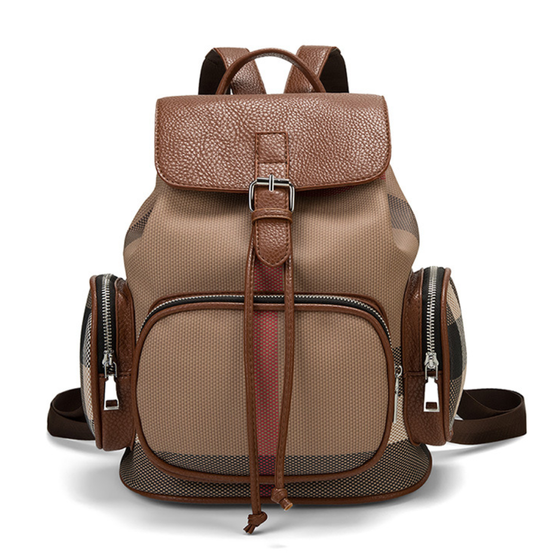 Retro Drawstring Multi-Functional Leisure Backpack