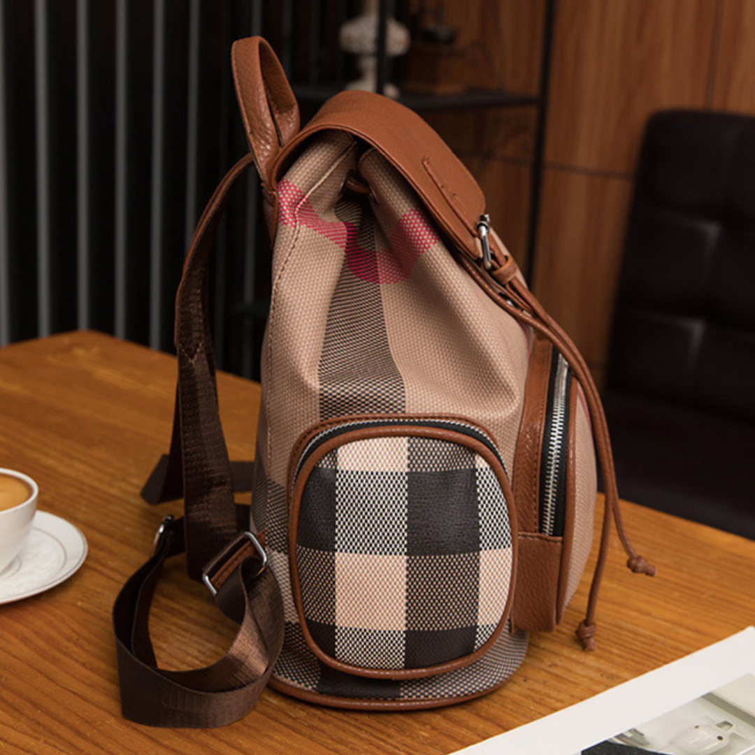 Retro Drawstring Multi-Functional Leisure Backpack