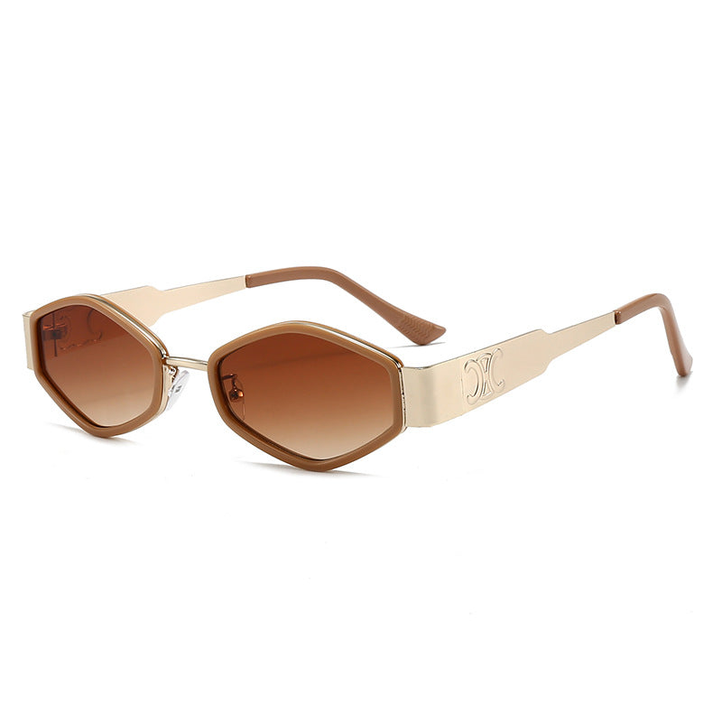 Gold Accent Women’s Sunglasses