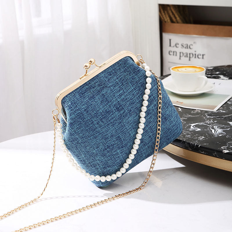 Versatile PU Leather Shell Clutch Bag