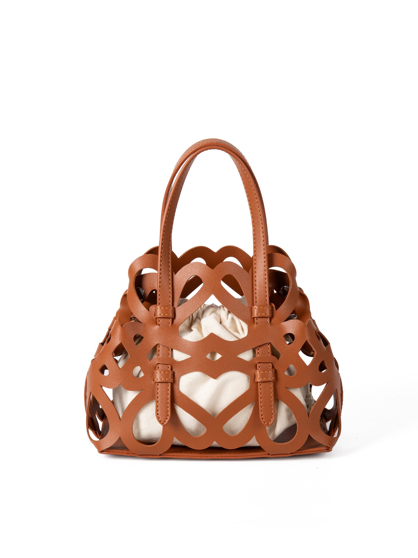 Solvera Hollow Basket Handbag