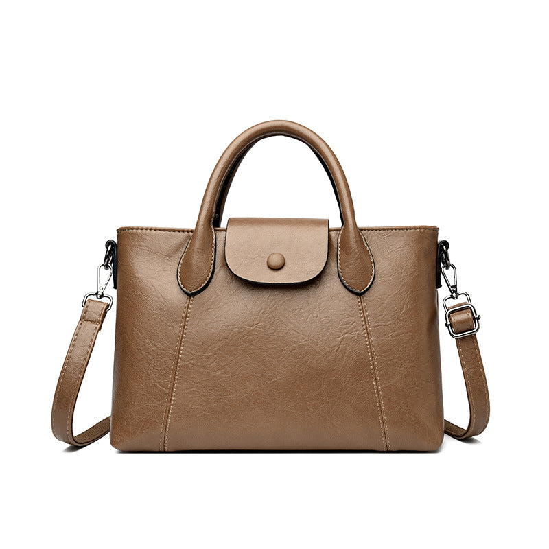 Classic Structured Top Handle Handbag