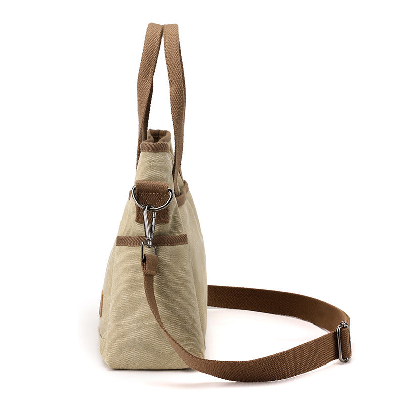 Trendy Style Canvas Messenger Bag for Women