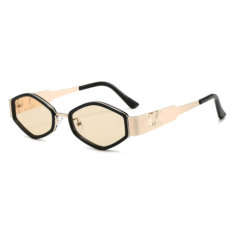Gold Accent Women’s Sunglasses